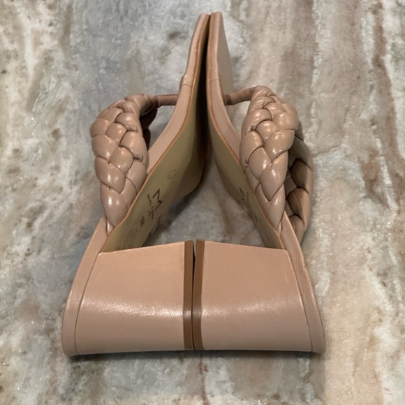 Women’s MARC FISHER Norsa braided block heel sandals- Size 10 - Picture 7 of 11